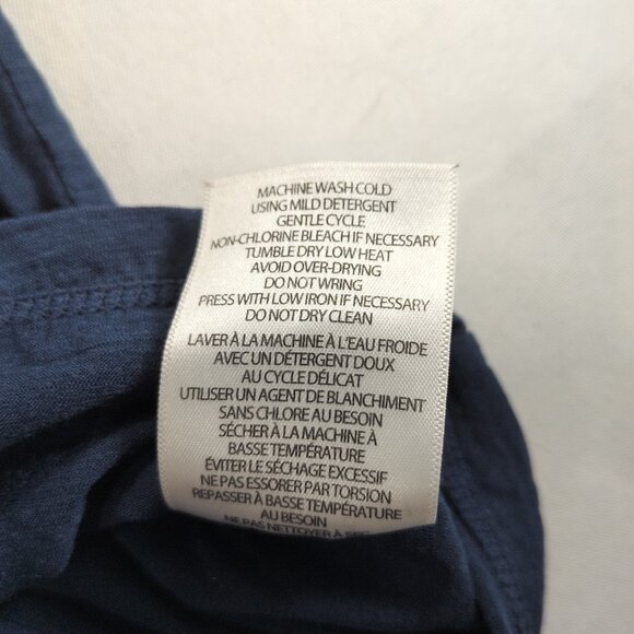 True North Wool Rich Blend 87% Merino Long Sleeve Shirt Navy Blue Men S Small - Picture 11 of 11